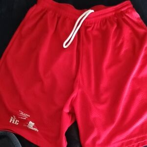 Red Athletic Men's Shorts